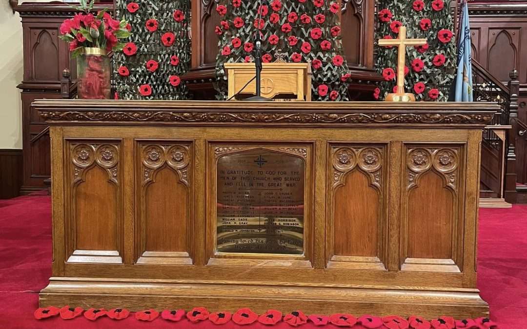 Photographs from the Remembrance Service on 12 November 2023