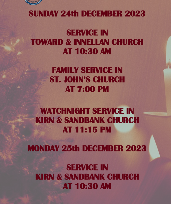 Cowal Kirk at Christmas