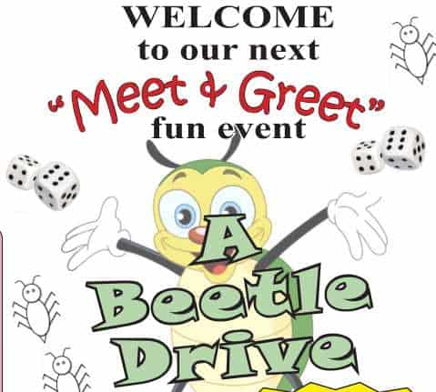 Meet & Greet: Beetle Drive – Monday 8th September