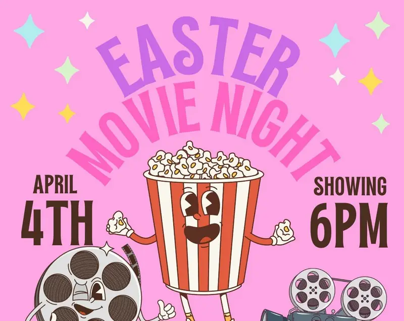 Easter Family Movie Night at Cowal Kirk on 4th April 2026