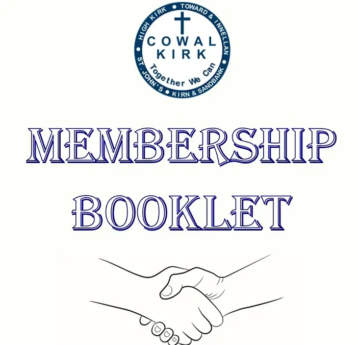 Coiwal Kirk Membership Booklet